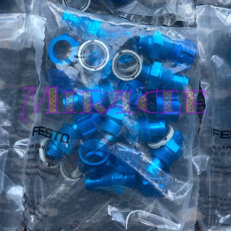 10PC/bag NEW FOR FESTO CK-1/4-PK-9 2031 Quick tightening joint