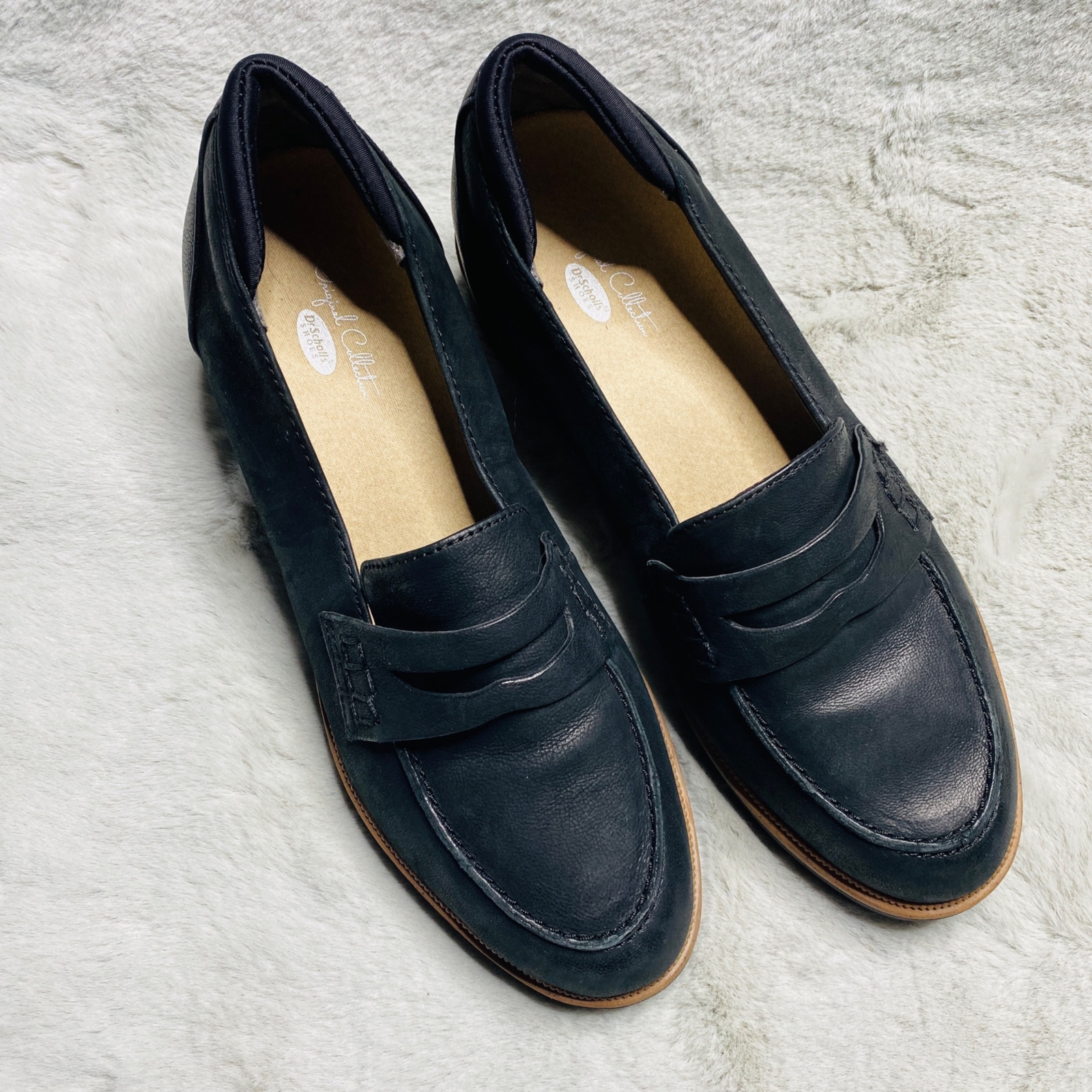 SAOLA Dr. Scholls scarpe originali donna 7 5 generazione mocassini suola a strappo prep pelle