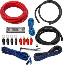 Kit de instalación para amplificador calibre 4 - Juego de cableado para instalac