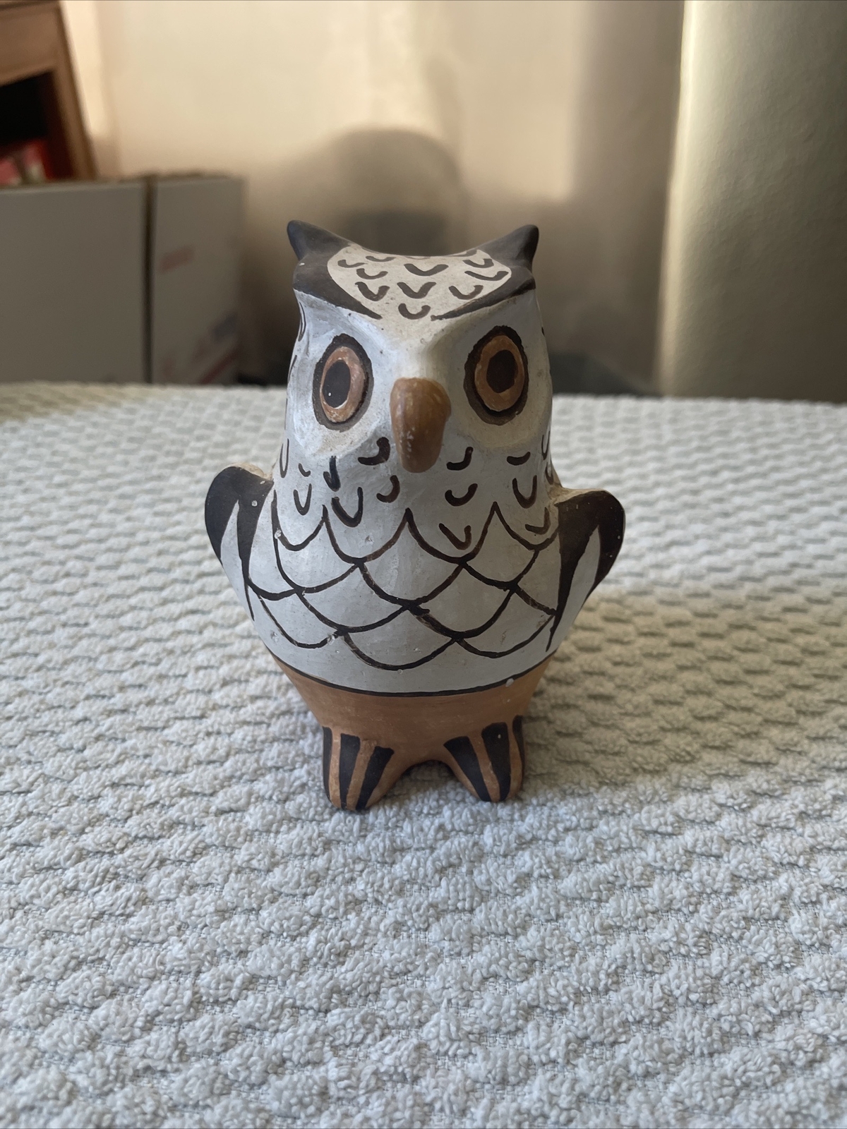 Native American Pottery Owl Frances Torivio Pueblo eBay