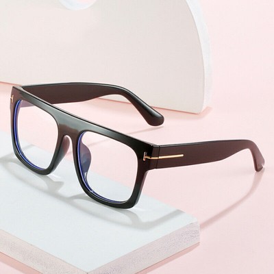 Übergroße quadratische Lesebrille mit Blaulichtfilter für Herren und Damen, R5L6