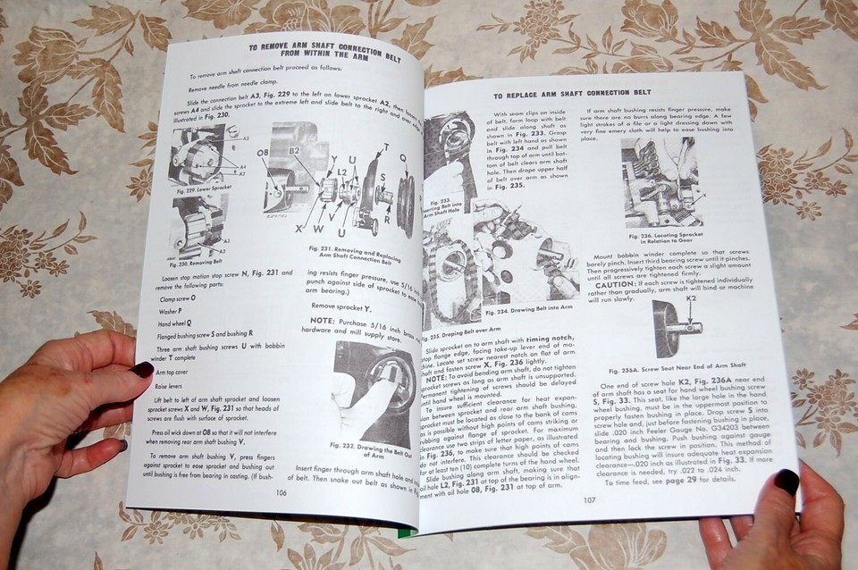 Service Manual Plus Special Addendum for Singer 319 319k 319w Sewing ...