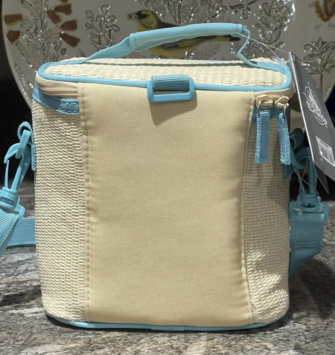 Moana Lunch Box Bag Disney Beige Woven Rattan Style (New But Small Tear  Inside)