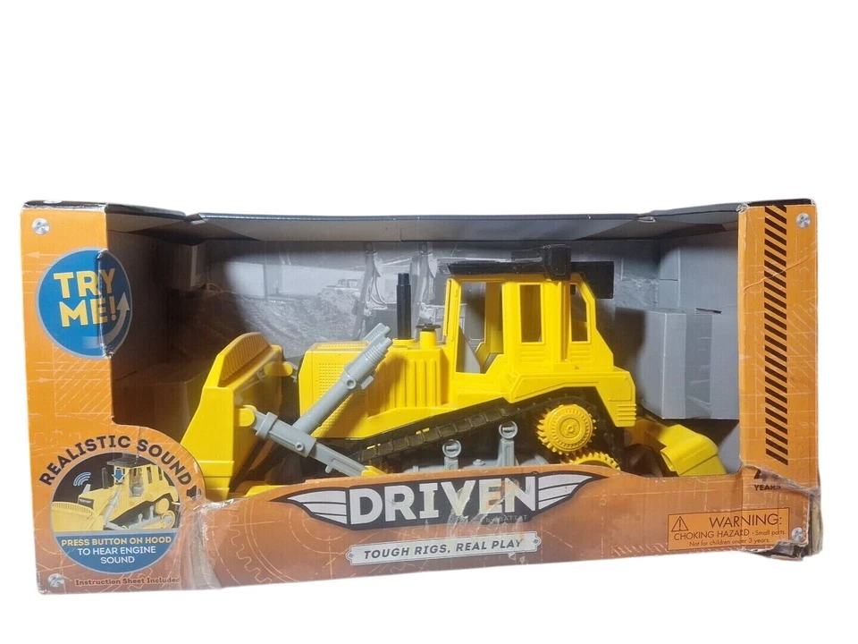 Driven By Battat D9 Dozer Action Sounds Bulldozer Construction Toy - Image 2 of 4