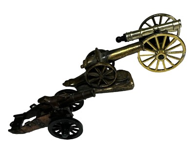 Vintage 3 Miniature Brass & Cast Iron Cannons Pencil Sharpener | eBay