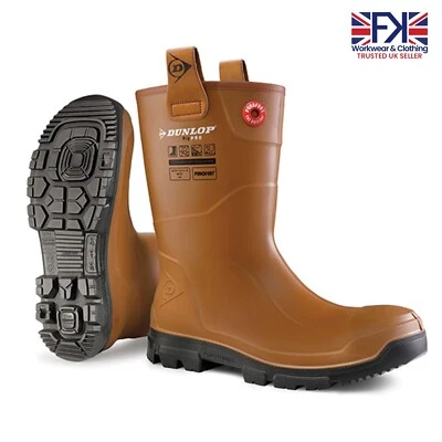 Dunlop Purofort RigPRO Safety Wellington Boots Mens Industrial Farm Work Shoes