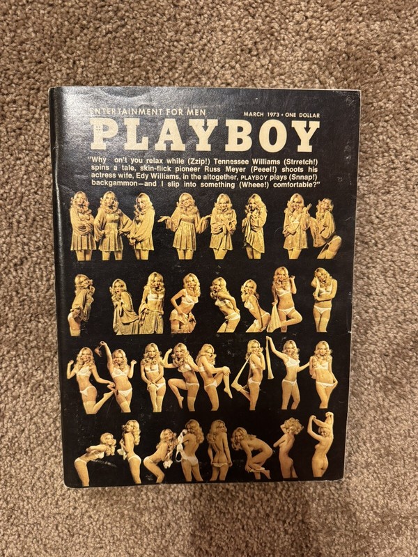 Playboy Magazine March 1973- W/Centerfold