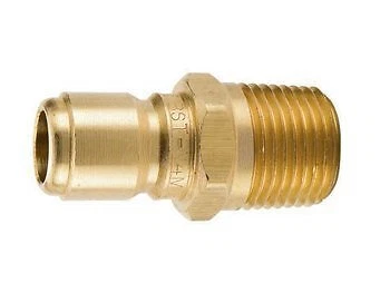 Parker BST-N1M High Flow Hydraulic Quick Coupler 1/8 NPT Male Brass