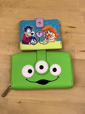 Loungefly Disney Goofy Movie Wallet and Disney Toy Story Alien Wallet