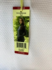 Tangerine Women's Active Dark Teal Track Exercise Moto Jacket Full Zip X-Large