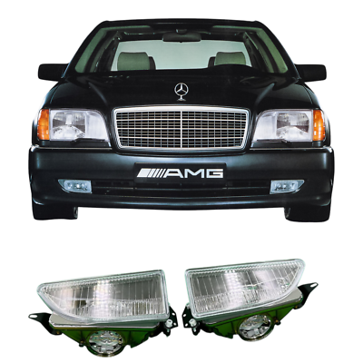 For Mercedes Genuine-Quality AMG Fog Light Set for W140 AMG Bumper