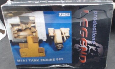 LEGEND PRODUCTIONS -  M1A1 ABRAMS TANK ENGINE SET - 1:35 - RESIN - KIT LF1028