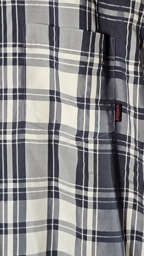 Billabong Shirt Men's Size XXL-48" Gray White S/S Button-up Pockets Streetwear - Picture 22 of 23