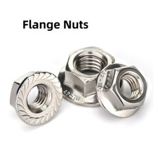 Serrated Base for Locking All Sizes Available Flange Nuts Stainless Steel