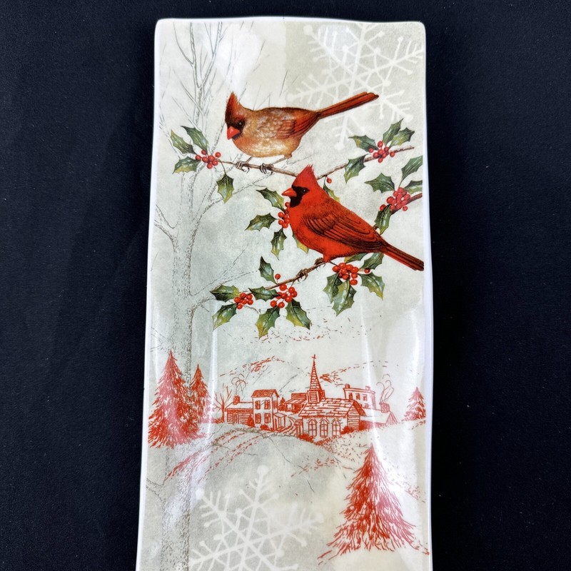 Cypress Homes Cardinal Candy Dish/Tray  Sandy Lynam Clough Heaven & Nature Sing