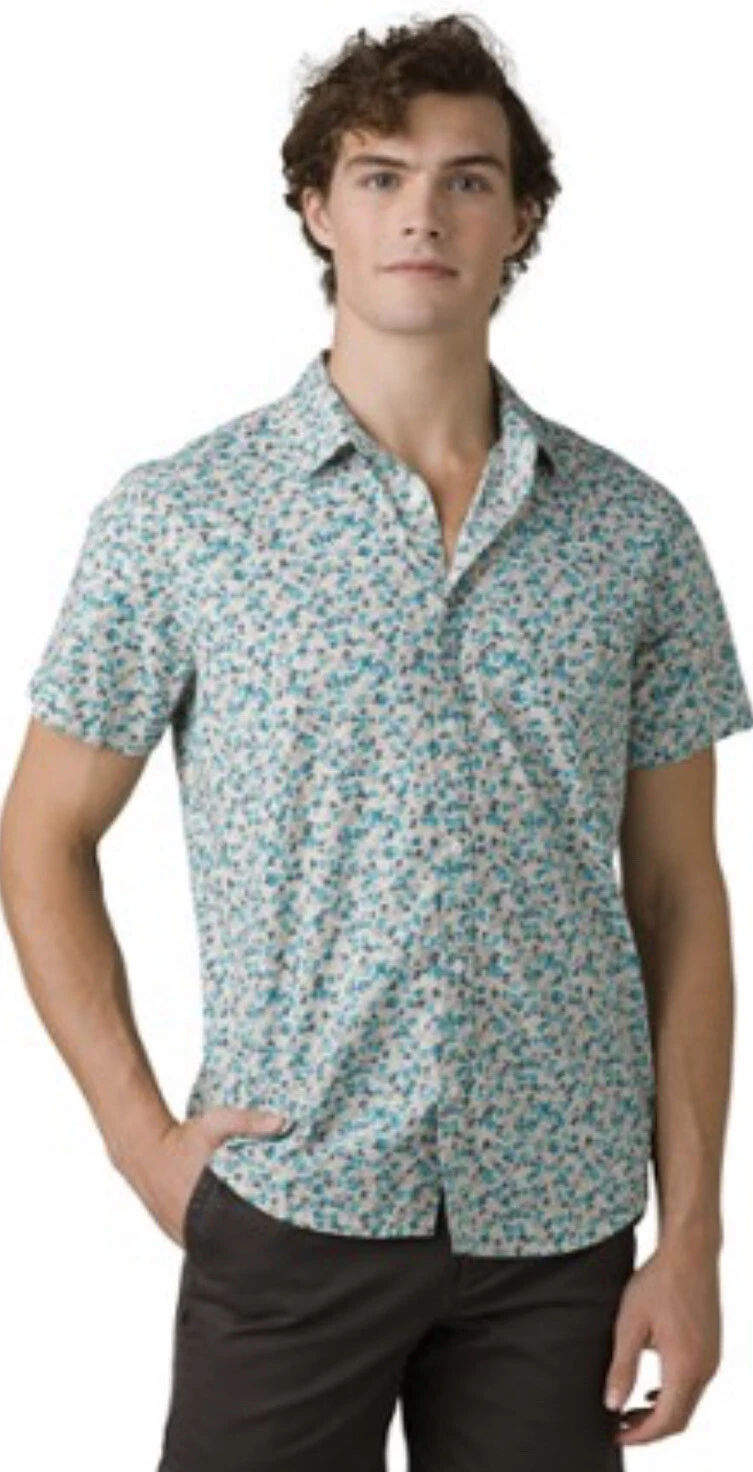 Prana Stimmersee Shirt Earthbound Floral Size L