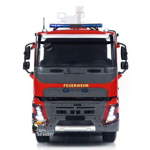 1/14 Fire Truck 8x4 RC Fire Fighting Vehicles Lights Sounds I6S Radio - Picture 6 of 12