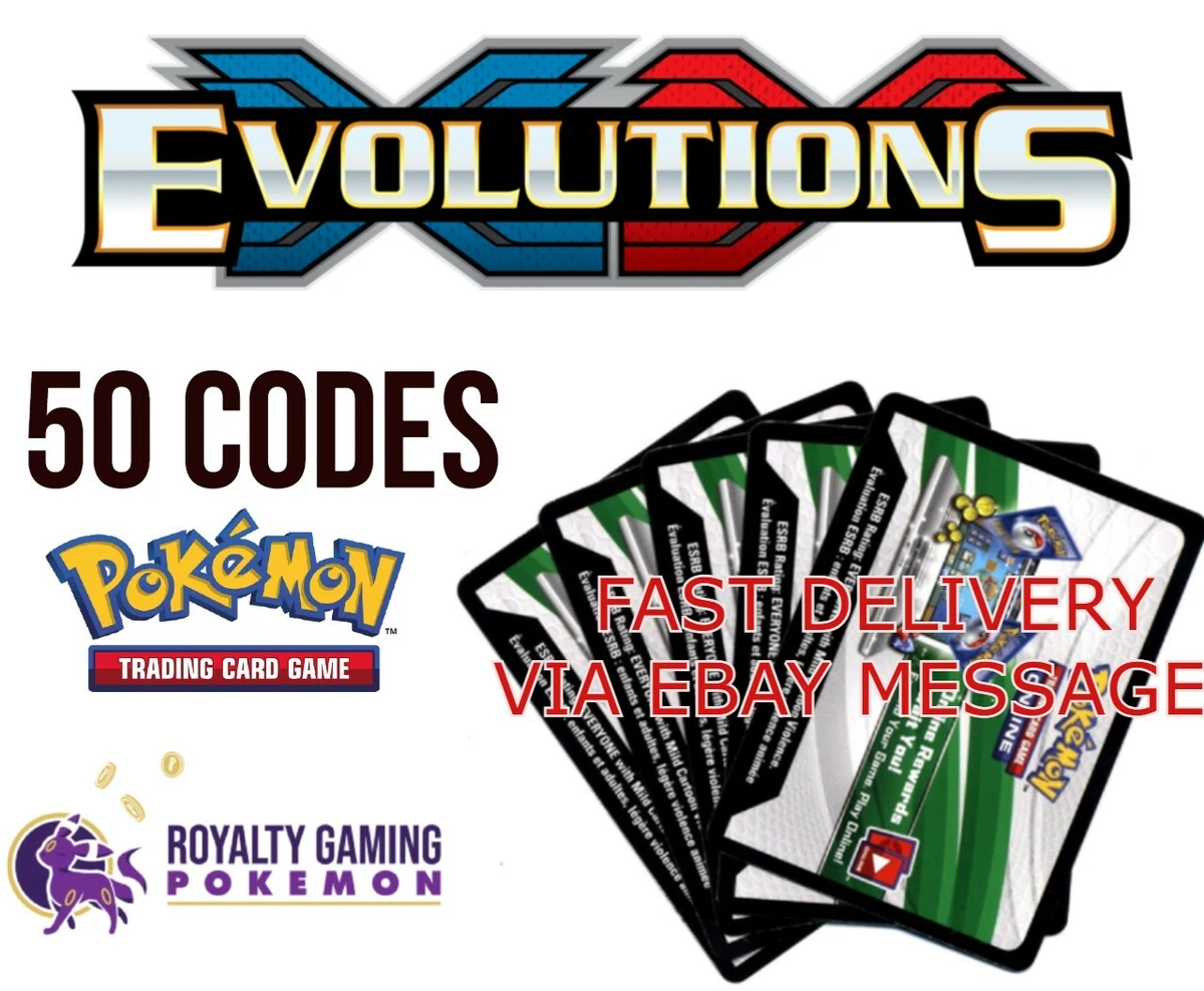 POKEMON XY EVOLUTIONS BOOSTER PACK CODE TRADING CARD GAME ONLINE