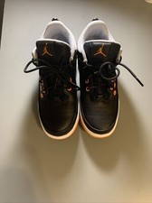 jordan max aura 5 black wolf Grey White Magma Orange WORN TWICE