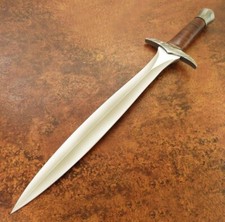 Custom Handmade D2 Steel Bowie Knife With Leather Sheath knives