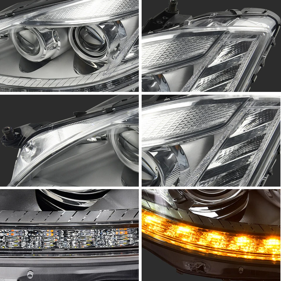梅赛德斯-奔驰 2006 - 2008 氙气 HID 带 O AFS 升级版 LED 车头灯 — 第 3/3 张图片