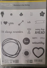 Stampin' Up! MEMORIES IN THE MAKING Project Life PHOTOPOLYMER Stamps RETIRED