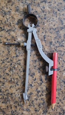 Spring Joint Compass 🗽VINTAGE DRAFTING COMPASS SPRING LOADED | eBay