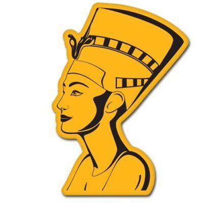 Queen Nefertiti Egyptian Car Vinyl Sticker SELECT SIZE