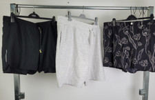 M S Men's 3pcs Shorts Size 3XL Black Grey NWOT F2