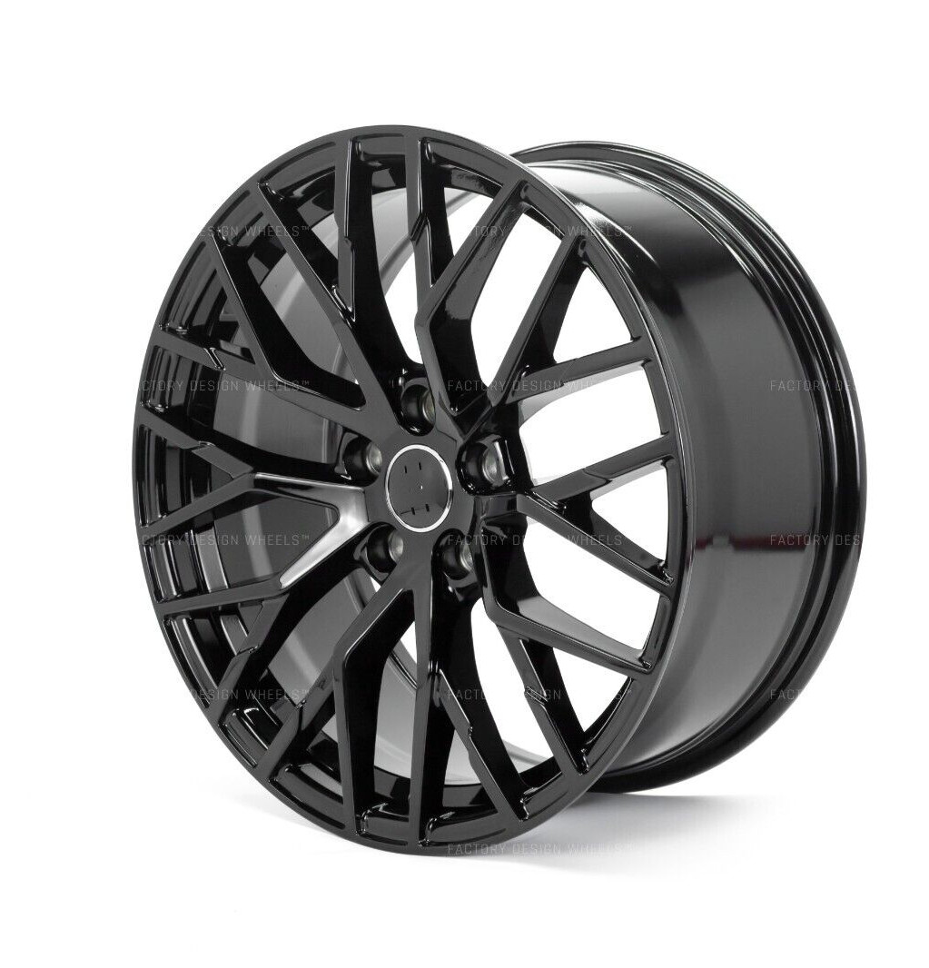 Set of 4 20" Audi R8 Style Gloss Black Wheel Fit A3 A4 A5 A6 A7 A8