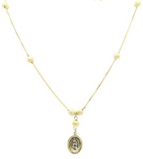 Collar Virgen de Guadalupe Chapado en Oro 18k - Nuestra Señora de Guadalupe 18 pulgadas