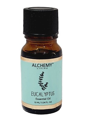 Alchemy Living EUCALYPTUS Essential Oil Bath Shower Therapeutic .34 oz/10mL New
