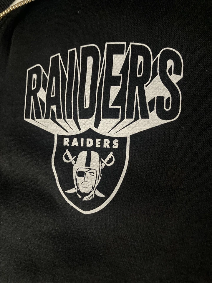 NFL Las Vegas Raiders Mujer Cuarto Cremallera Talla XL Foto 3 de 4
