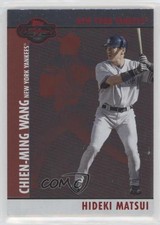 2008 Topps Co-Signers Silver Red 67/400 Hideki Matsui Chien-Ming Wang #076 0q3