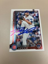 2025 Topps Series 2 Card #548 Porter Hodge signed autograph Auto Chicago Cubs