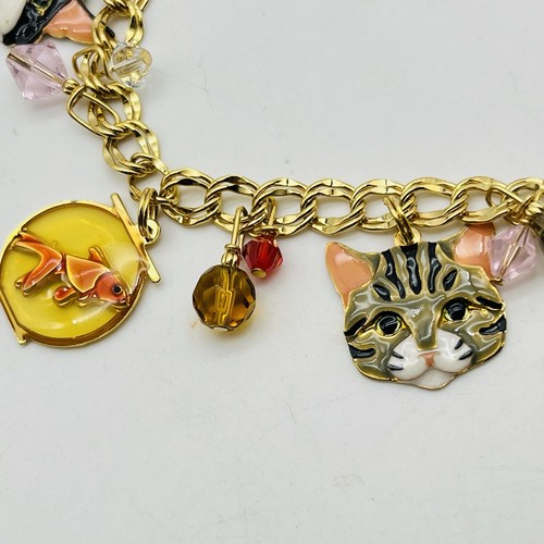 Lunch At The Ritz Necklace Choker A Cat's Life LATR 2Go 18" - Picture 5 of 8