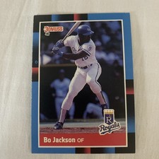 1988 Donruss - Bo Jackson #220 Baseball Card Kansas City Royals MLB Baseball