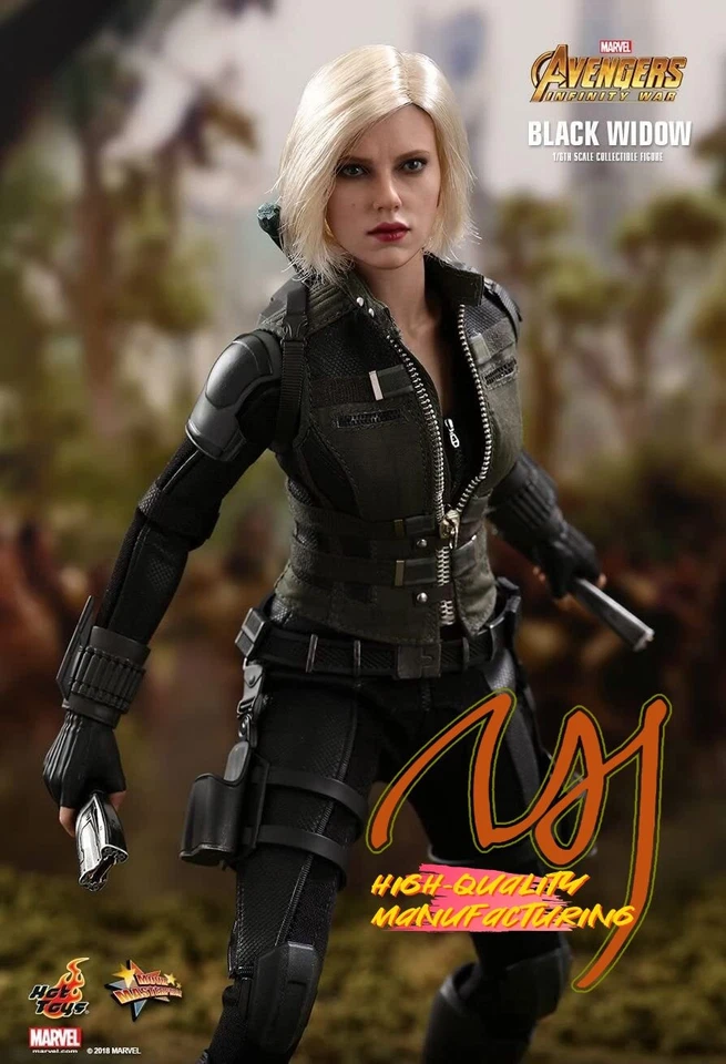 EN STOCK Hot Toys MMS460 Avengers Infinity War Viuda Negra Scarlett Johansson Foto 4 de 4