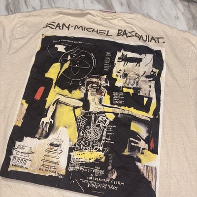 Jean-Michel Basquiat Shoe Palace Neon Repair Graphic T-Shirt White 2XL