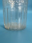 ANTIQUE Early 20th Century Ribbed Pressed Glass Tumbler Clear Barware Rare! — photo 7