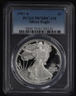 Photo of a 1987-S American Silver Eagle Proof from an eBay listing that sold on Jul 15, 2026