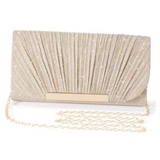 Clutch Purses for Women Evening Bag Lady Girl Crossbody Handbags for Gold Cloth