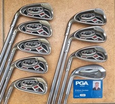 MINT Ping G15 Irons LH 3-Pw+56�AWT Reg Flex  New grips Refinished heads PGA Pro 