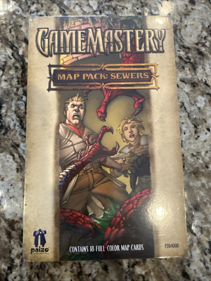 Game Mastery Map Pack - Sewers NIB/Sealed Paizo Publishing 