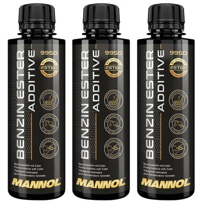 3x MANNOL 250ml Benzin Ester Additiv Kraftstoff System Reiniger Motorreiniger