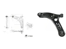 2x Querlenker FEBI BILSTEIN UNTEN L+R für HYUNDAI i20 II