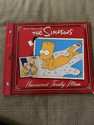#ad The Simpson “Uncensored Family Album” Cartoon Book $30.00