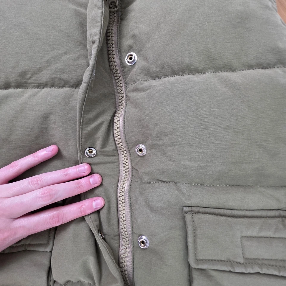 Denim & Supply Ralph Lauren Mujer XL Abajo Body Calentador Chaleco Puffer Verde De Colección Foto 4 de 4