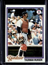 1978 Topps Thurman Munson #60 Yankees
