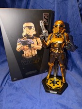 Hot Toys Star Wars GOLD Chrome Stormtrooper Sideshow Exclusive Star Wars MMS364